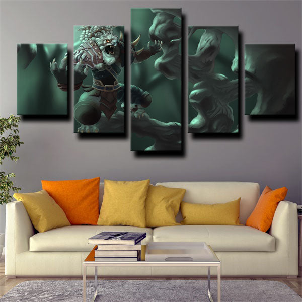 League Of Legends Assassin Rengar Fighter Canvas Wall Art