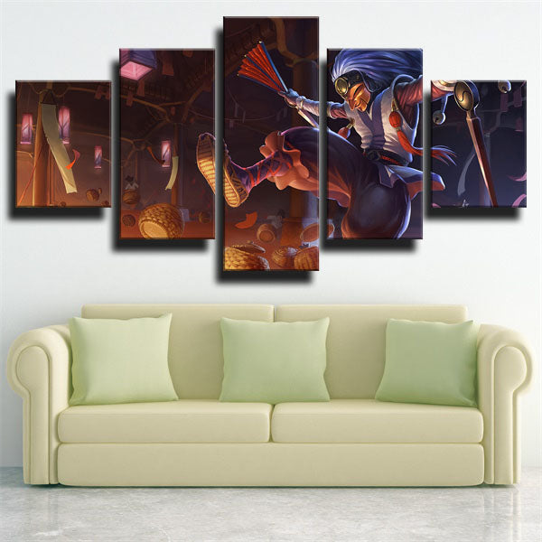 League Of Legends Assassin Warrior Shaco Canvas Wall Art