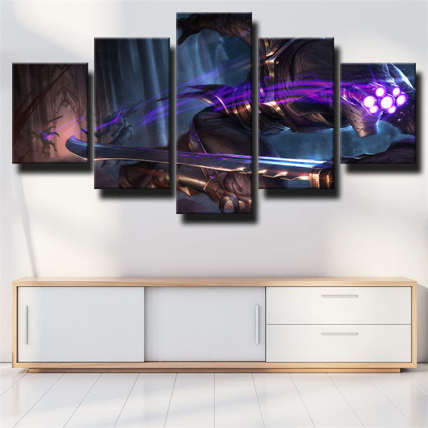 League Of Legends Assassins Warriors Master Yi Canvas Wall Art