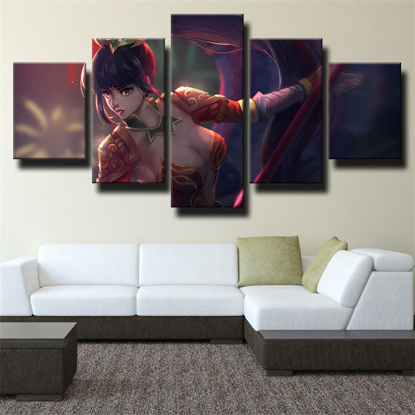 League Of Legends Assassins Warriors Nidalee Canvas Wall Art