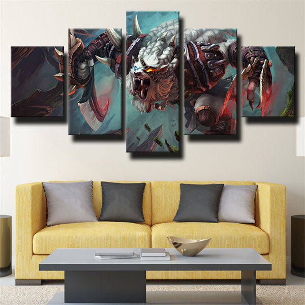 League Of Legends Assassins Warriors Rengar Canvas Wall Art