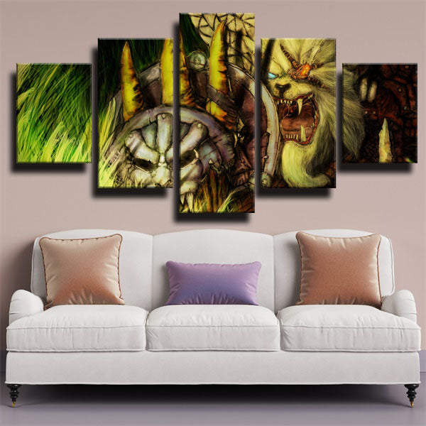 League Of Legends Assassins Warriors Rengar Canvas Wall Art