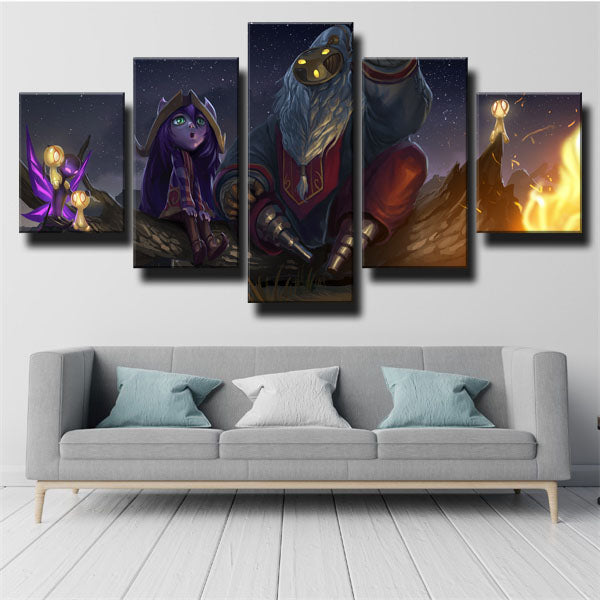 League Of Legends Assist Mage Lulu Canvas Wall Art