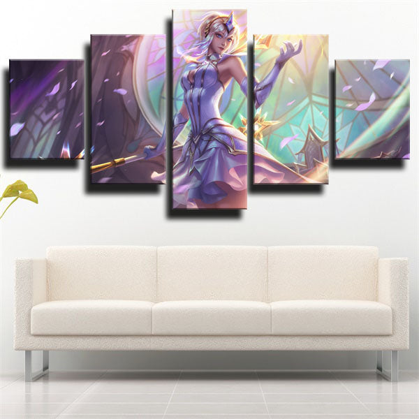 League Of Legends Assist Mage Lux Canvas Wall Art