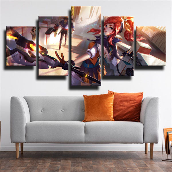 League Of Legends Assist Mage Lux Canvas Wall Art