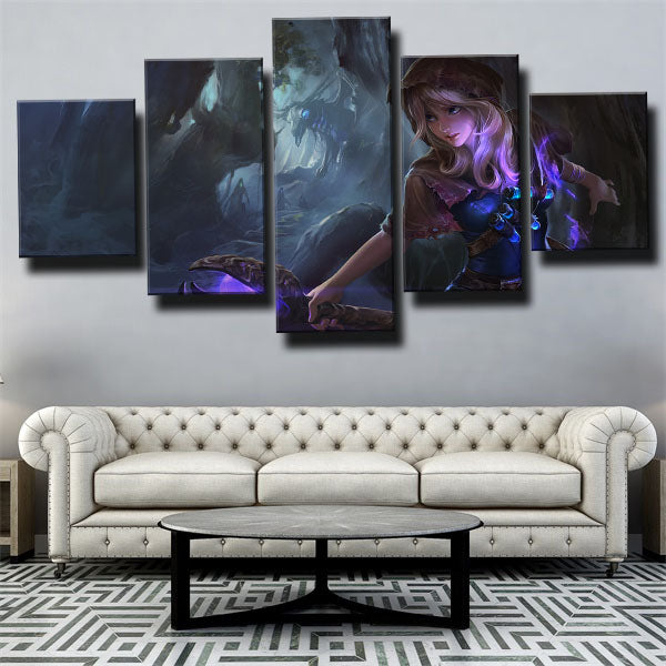 League Of Legends Assist Mage Lux Canvas Wall Art