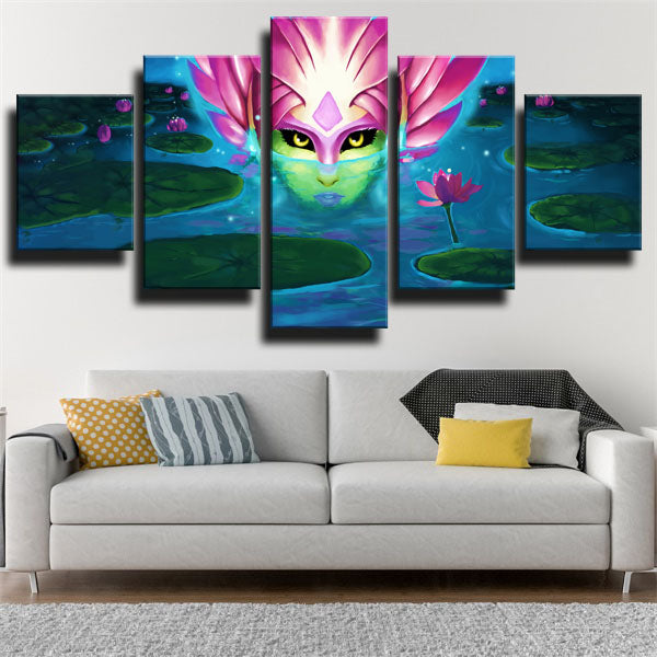 League Of Legends Assistant Master Nami Canvas Wall Art