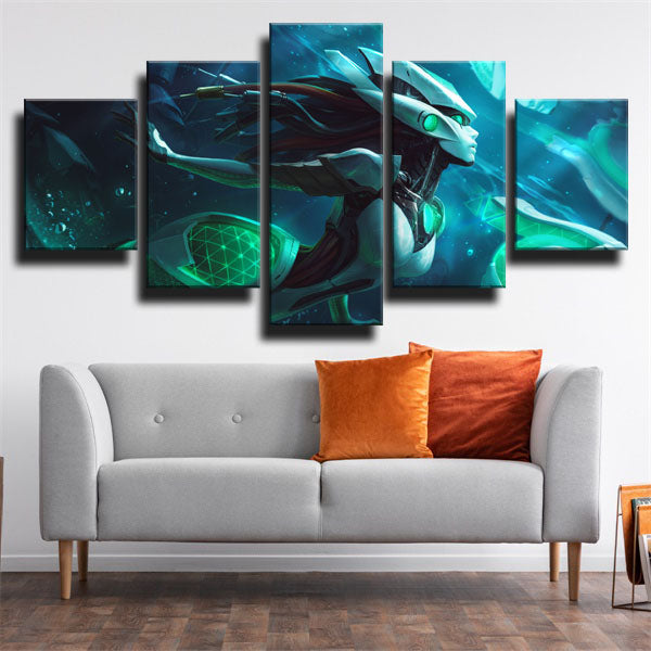 League Of Legends Assistant Master Nami Canvas Wall Art