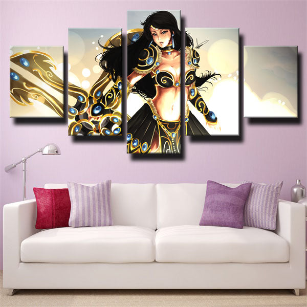 League Of Legends Auxiliary Sivir Canvas Wall Art