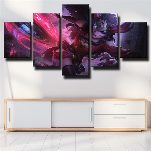 League Of Legends Auxiliary Sivir Canvas Wall Art