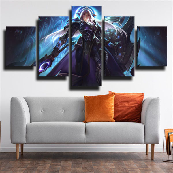 League Of Legends Auxiliary Tank Leona Canvas Wall Art