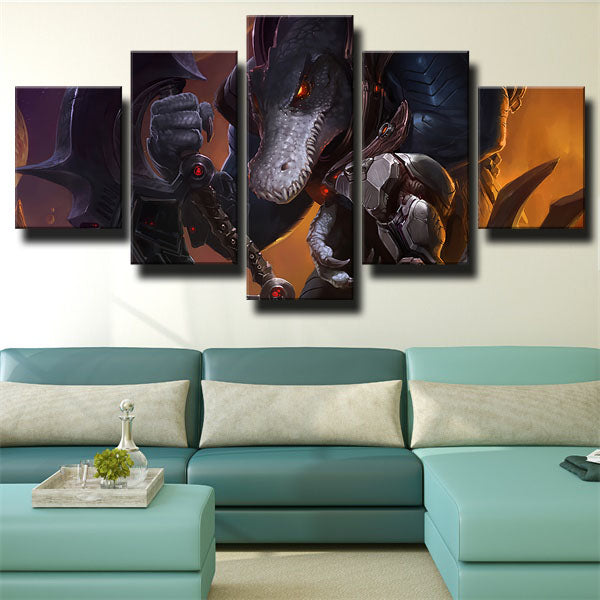 League Of Legends Butcher Of The Sands Renekton Canvas Wall Art