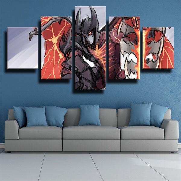 Darkin Blade Aatrox Art Canvas Wall Art