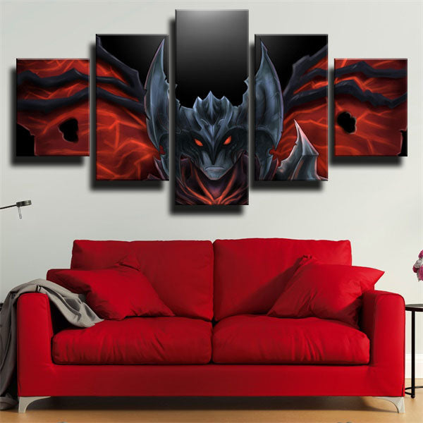 Red Darkin Blade Aatrox Canvas Wall Art