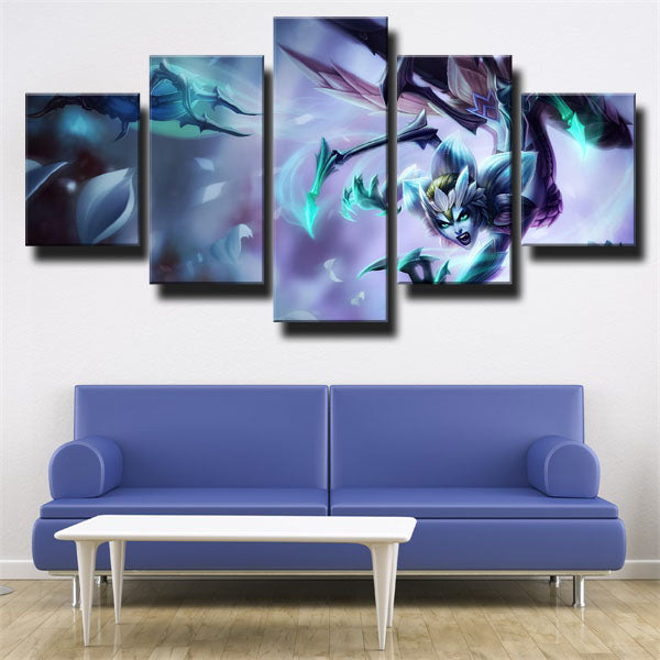 League Of Legends Elise Ice Canvas Wall Art