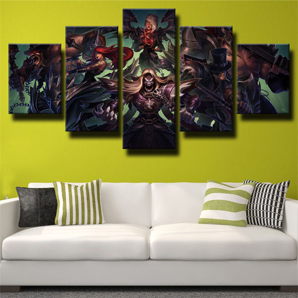 League Of Legends Karthus Master Canvas Wall Art