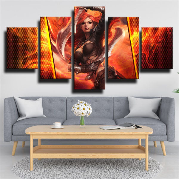 League Of Legends Katarina Mage Canvas Wall Art