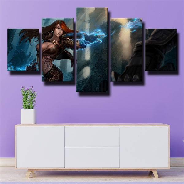 League Of Legends Katarina Mage Canvas Wall Art