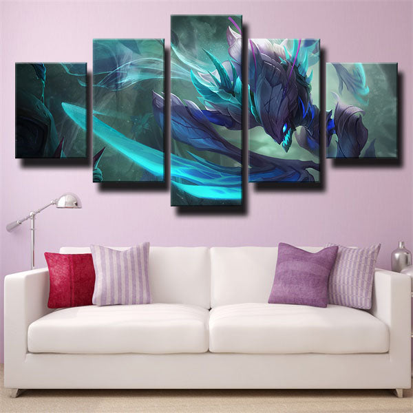 League Of Legends Kha’Zix Assassins Warriors Canvas Wall Art