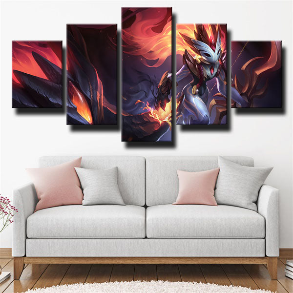 League Of Legends Kindred Striker Canvas Wall Art