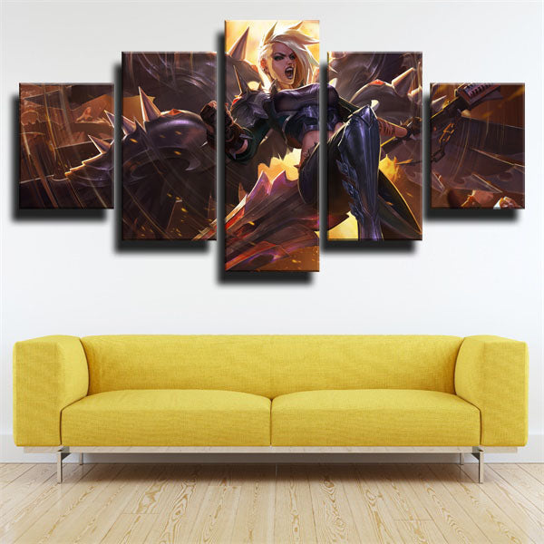 League Of Legends Knight Kayle Canvas Wall Art