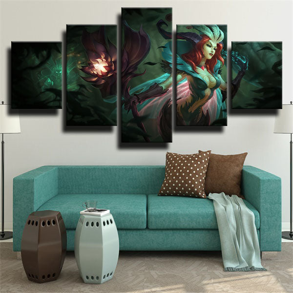 League Of Legends Leblanc Mage Assassin Canvas Wall Art