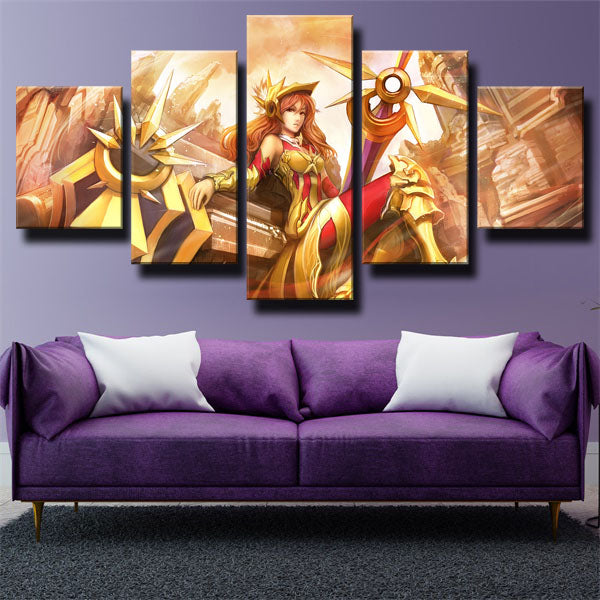 League Of Legends Leona Auxiliary Tank Canvas Wall Art