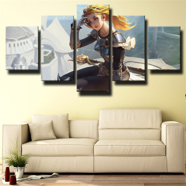 League Of Legends Lux Assist Mage Canvas Wall Art
