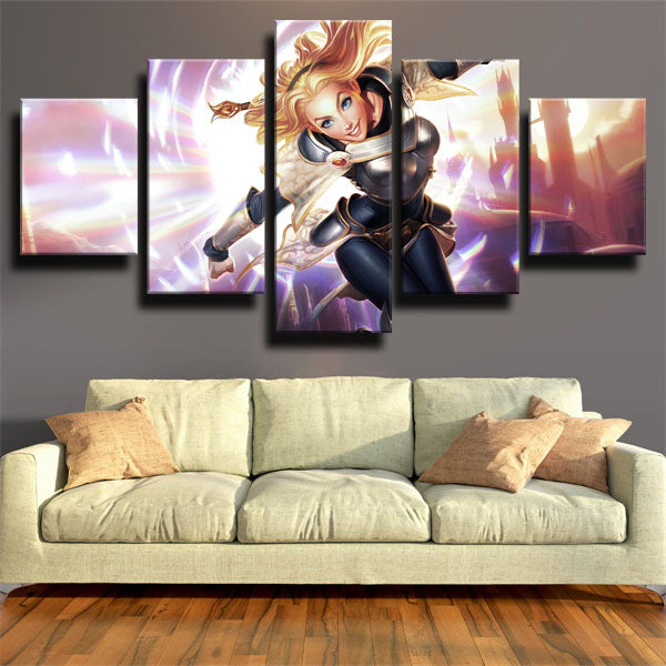 League Of Legends Lux Assist Mage Canvas Wall Art