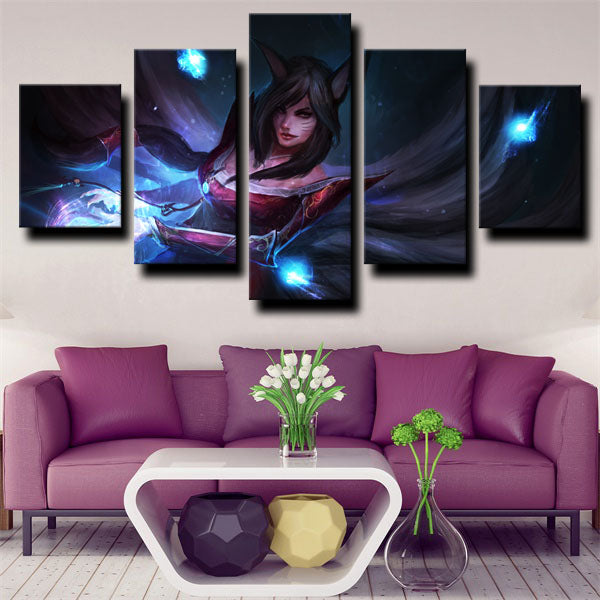 League Of Legends Mage Ahri Fairy Canvas Wall Art