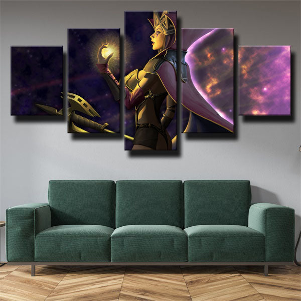 League Of Legends Mage Assassin Leblanc Canvas Wall Art