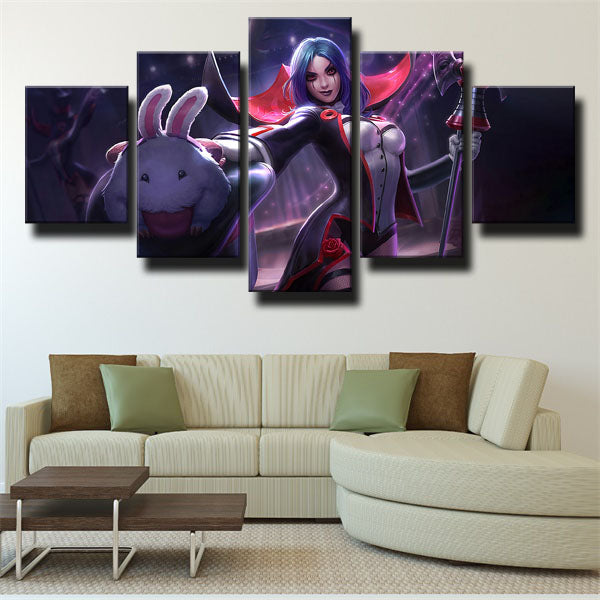 League Of Legends Mage Assassin Leblanc Canvas Wall Art
