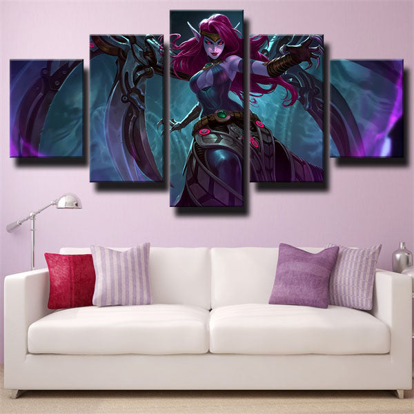 League Of Legends Mage Morgana Canvas Wall Art