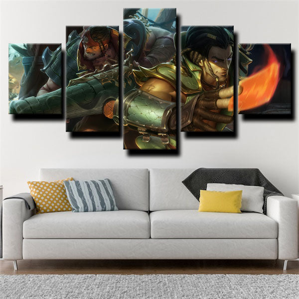 League Of Legends Mage Twisted Fate Canvas Wall Art