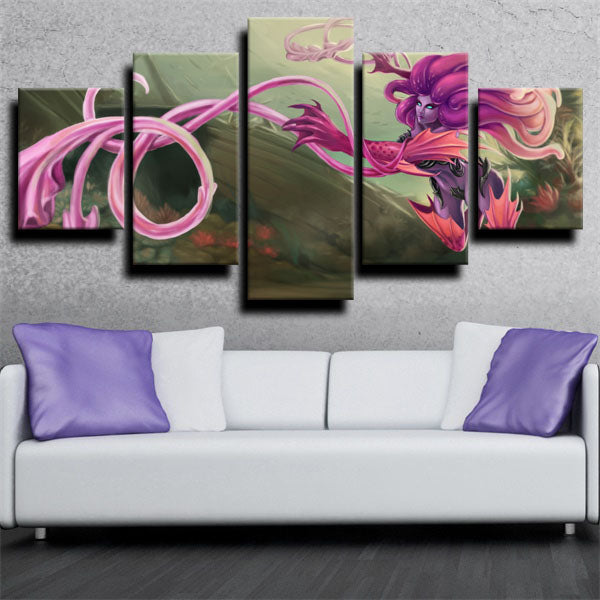 League Of Legends Mage Zyra Canvas Wall Art