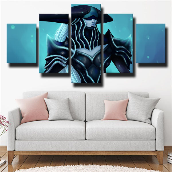 League Of Legends Master Lissandra Blue Canvas Wall Art