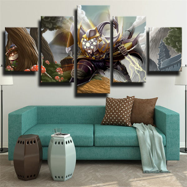 League Of Legends Master Yi Assassins Warriors Canvas Wall Art