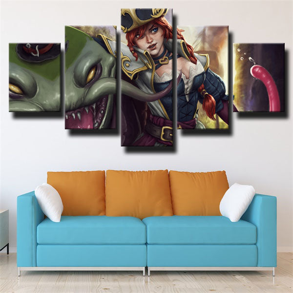 League Of Legends Miss Fortune Striker Canvas Wall Art