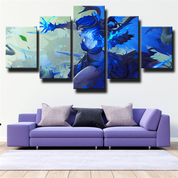 League Of Legends Morgana The Fallen Angel Canvas Wall Art