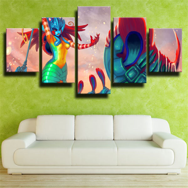 League Of Legends Nami Assistant Master Canvas Wall Art