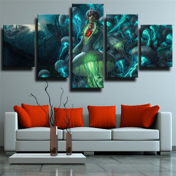 League Of Legends Nami Assistant Master Canvas Wall Art