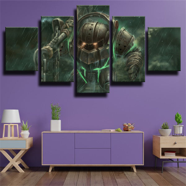 League Of Legends Nautilus Grey Canvas Wall Art