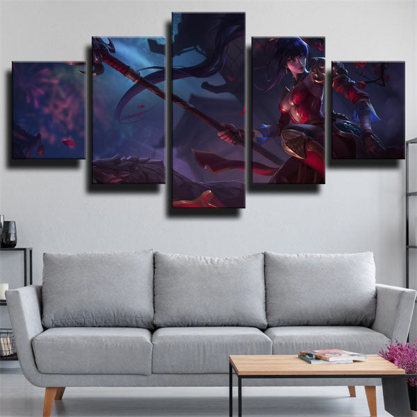 League Of Legends Nidalee Assassins Warriors Canvas Wall Art