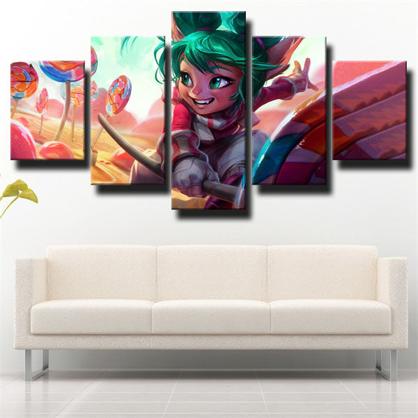 League Of Legends Poppy Soldiers Tanks Canvas Wall Art