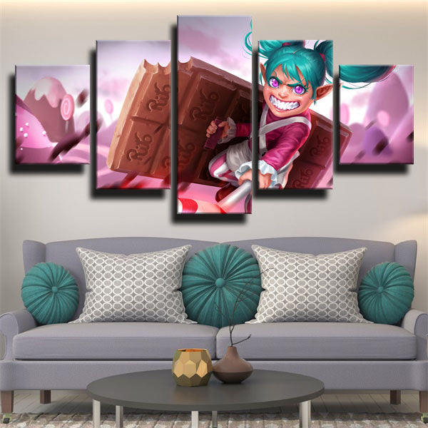 League Of Legends Poppy Soldiers Tanks Canvas Wall Art