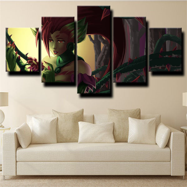 League Of Legends Rise Of The Thorns Zyra Canvas Wall Art