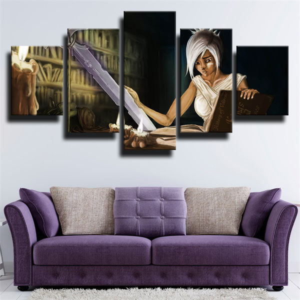 League Of Legends Riven Warriors Canvas Wall Art
