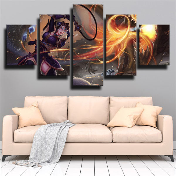 League Of Legends Sejuani Knight Canvas Wall Art