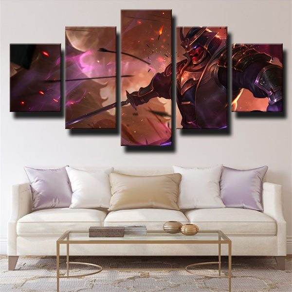League Of Legends Shen Tanks Soldiers Canvas Wall Art