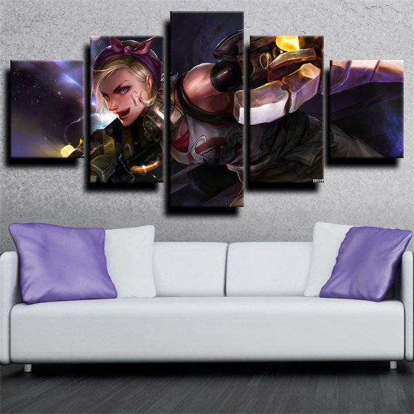 League Of Legends Shooter Assassin Vi Canvas Wall Art